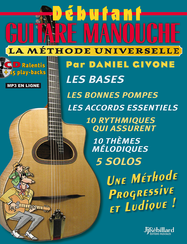 Débutant Guitare Manouche - JJ Rébillard éditions