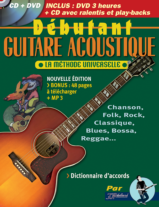 Débutant guitare manouche, la méthode universelle - Daniel Givone - Jj  Rebillard - Livre + CD Audio - Au fil des mots BLAGNAC