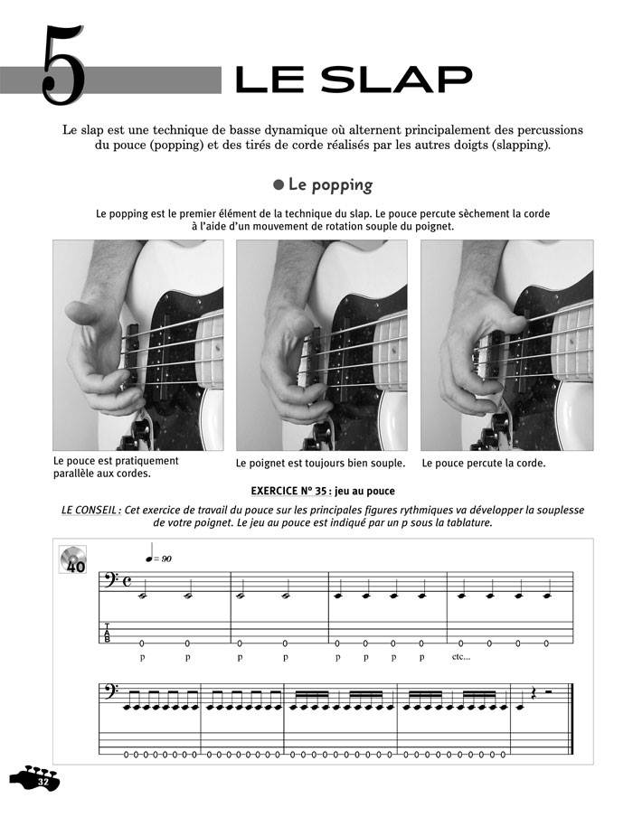 Débutant Guitare Basse - JJ Rébillard éditions